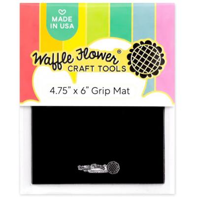 Waffle Flower Grip Mat - Black